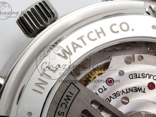 MIROTIME 0502 Portuguese Chrono IW3716 Z+F 1:1 Best Edition White Dial on Gray Rubber Strap A WrinkleFree 7014